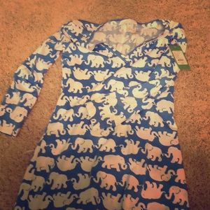 NWT Lilly Pulitzer Christie Dress- Tusk In Sun